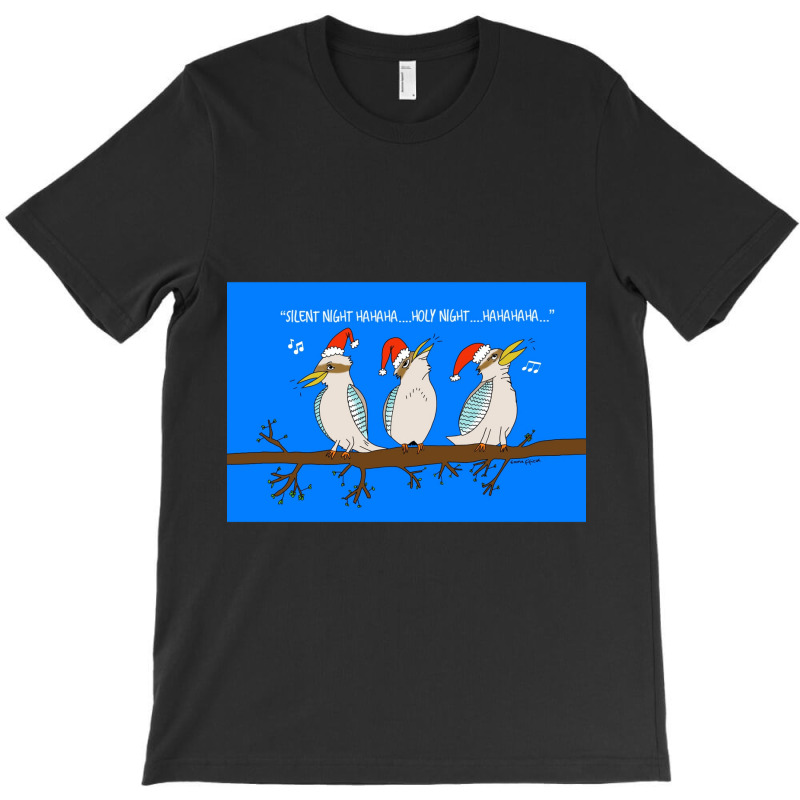 Australian Christmas Laughing Aussie Kookaburra Birds Greeting Card T-Shirt by JESSICAALLEN | Artistshot