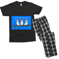 Australian Christmas Laughing Aussie Kookaburra Birds Greeting Card Men's T-shirt Pajama Set | Artistshot