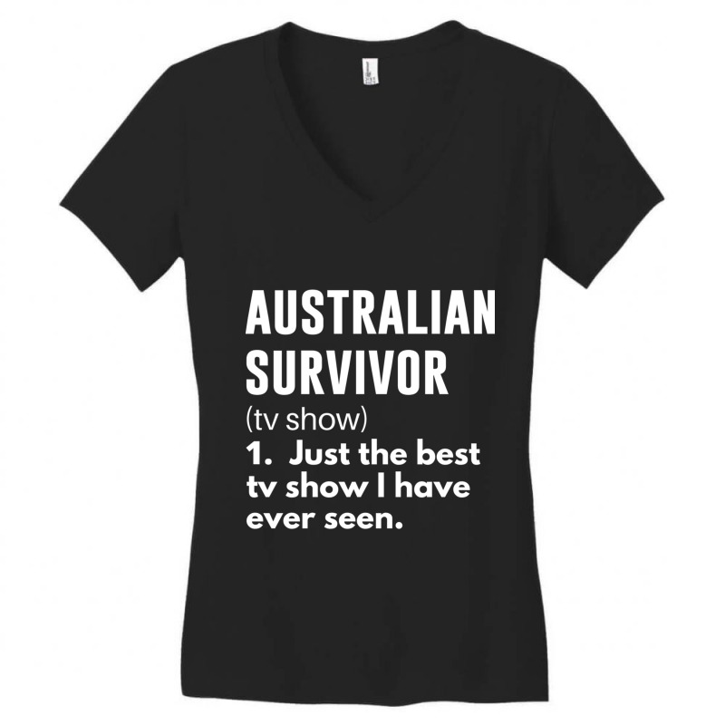 Australian Survivor Funny Definition  Essential Women's V-Neck T-Shirt by JESSICAALLEN | Artistshot