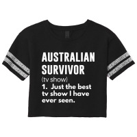 Australian Survivor Funny Definition  Essential Scorecard Crop Tee | Artistshot