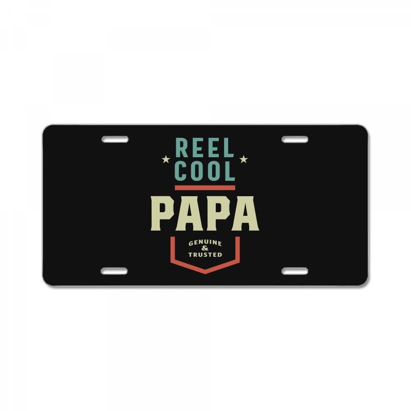 Custom Reel Cool Papa Fishing Gift Funny Tee Christmas License