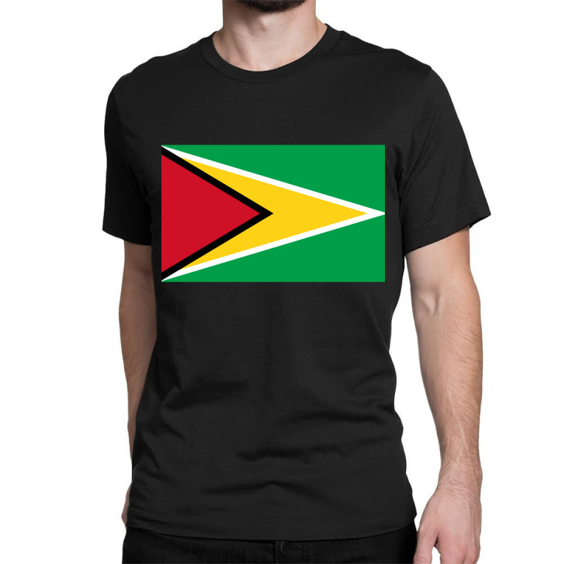 National Flag Of Guyana Classic T-shirt by DemetriusWatkinsSr | Artistshot