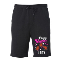 Beaver T  Shirt Crazy Beaver Lady T  Shirt Fleece Short | Artistshot