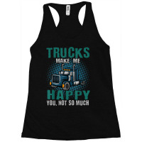 Truck Driver Trucker Truckie Lgv Driving Vehicle Teamster Racerback Tank | Artistshot