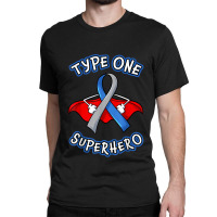 Type 1 Diabetes Superhero Awareness Gift Diabetic Boys Girls Classic T-shirt | Artistshot