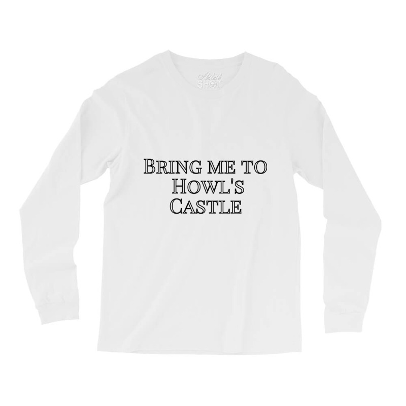 Bring Me To Howls Castle  Black And White Long Sleeve Shirts by JOHNCOLLIER | Artistshot