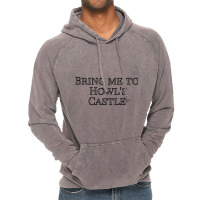 Bring Me To Howls Castle  Black And White Vintage Hoodie | Artistshot