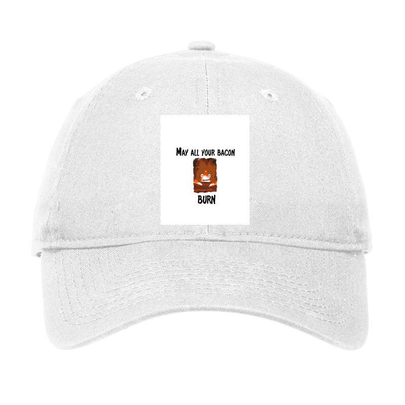 Burning Bacon Graphic Adjustable Cap by JOHNCOLLIER | Artistshot