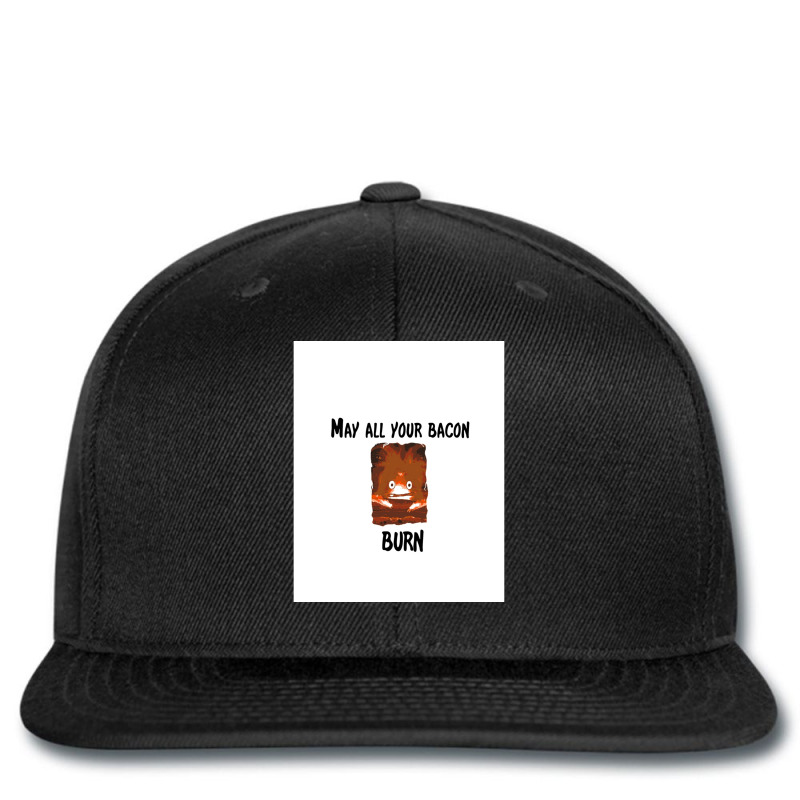 Burning Bacon Graphic Printed hat by JOHNCOLLIER | Artistshot