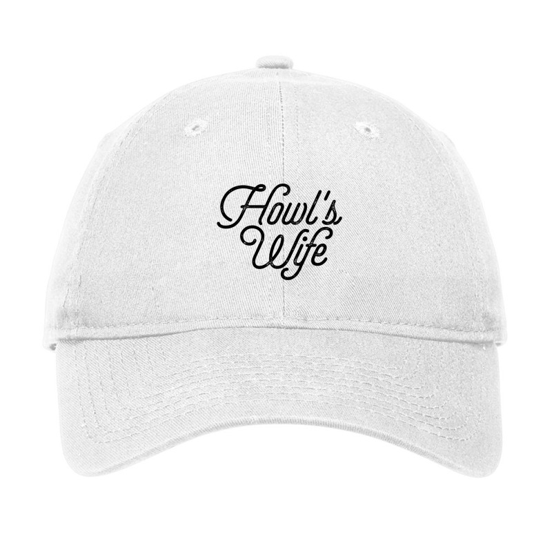 Howls Wife Lettering Adjustable Cap by JOHNCOLLIER | Artistshot