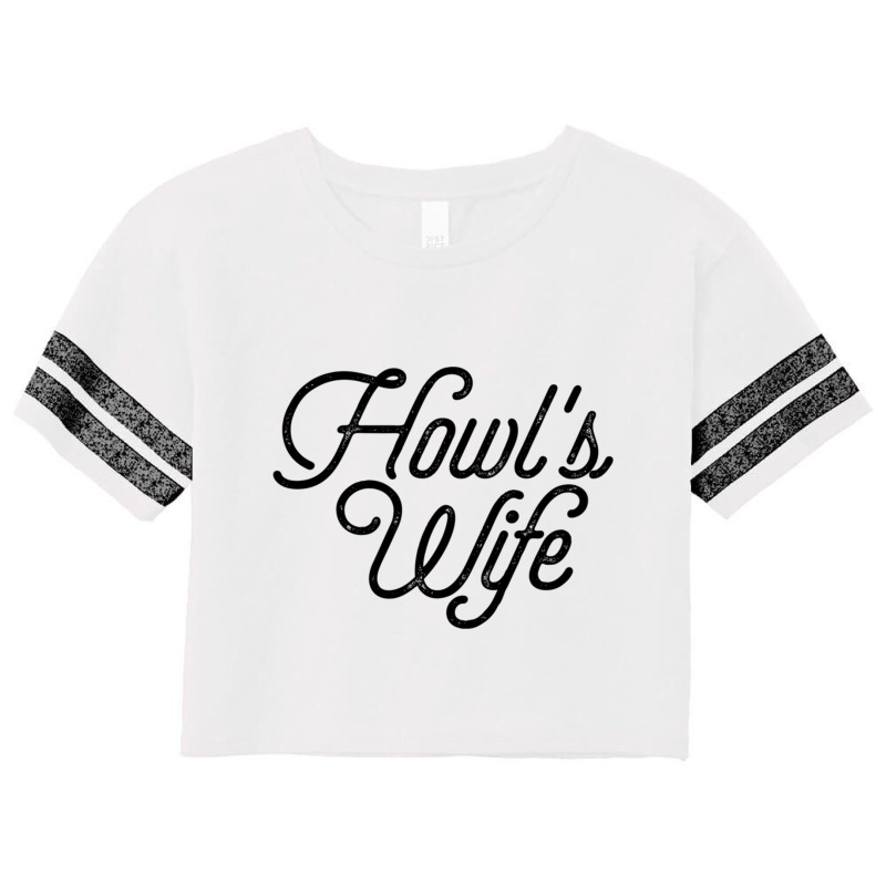 Howls Wife Lettering Scorecard Crop Tee by JOHNCOLLIER | Artistshot