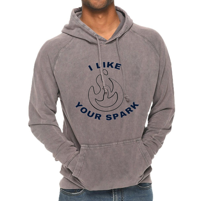 I Like Your Spark, Howls Moving Castle, Calcifer Vintage Hoodie by JOHNCOLLIER | Artistshot