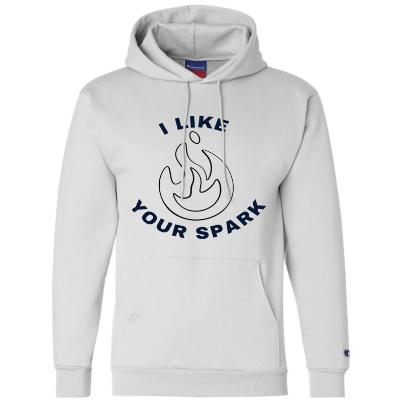 I Like Your Spark, Howls Moving Castle, Calcifer Champion Hoodie by JOHNCOLLIER | Artistshot