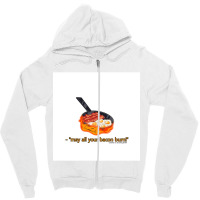 May All Your Bacon Burnquot Calcifer Zipper Hoodie | Artistshot