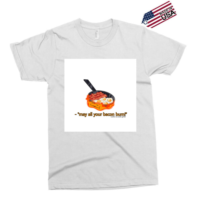 May All Your Bacon Burnquot Calcifer Exclusive T-shirt by JOHNCOLLIER | Artistshot