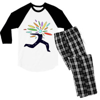 Falling Star Men's 3/4 Sleeve Pajama Set | Artistshot