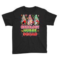 Oncology Nurse Squad Gnomies Nurse Christmas Gnomes Crew T Shirt Youth Tee | Artistshot