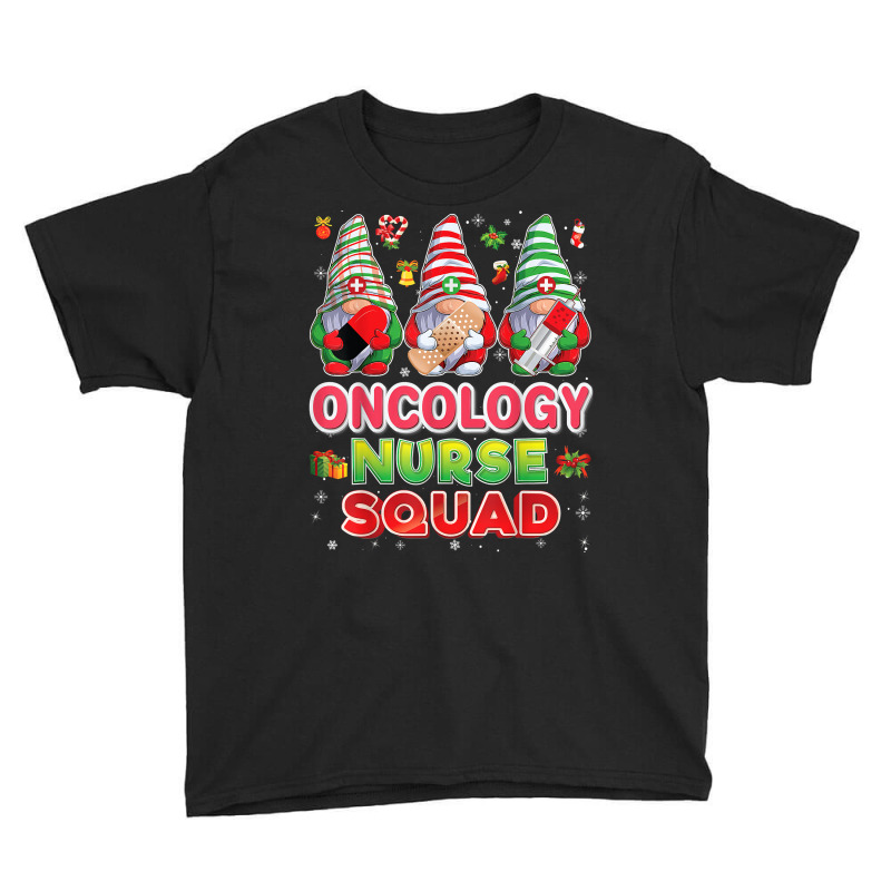 Oncology Nurse Squad Gnomies Nurse Christmas Gnomes Crew T Shirt Youth Tee by belenfinl | Artistshot