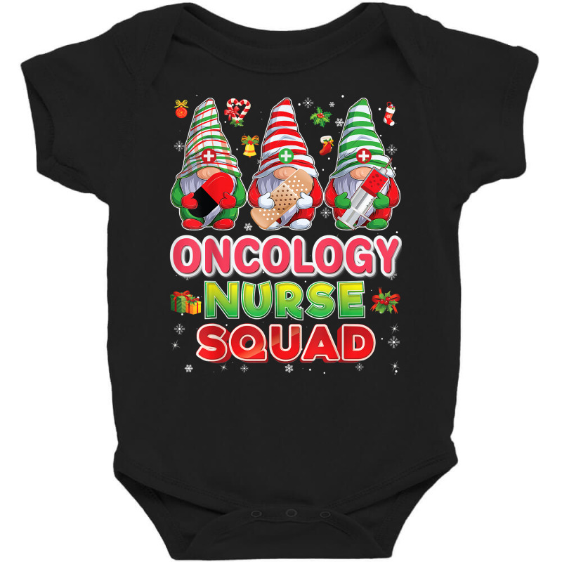 Oncology Nurse Squad Gnomies Nurse Christmas Gnomes Crew T Shirt Baby Bodysuit by belenfinl | Artistshot