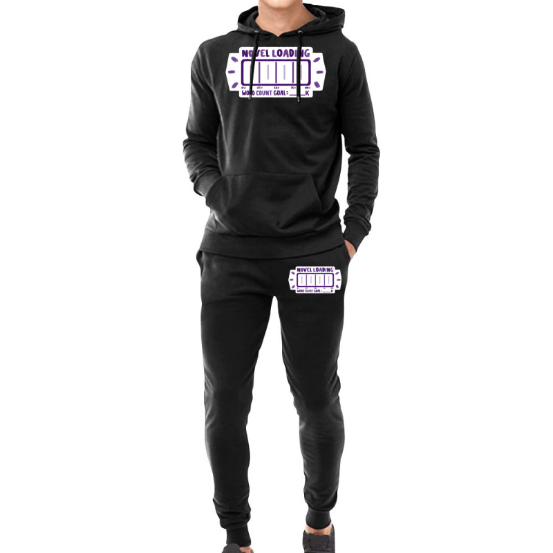 Novel Loading Progress Bar Tracker Purple Hoodie & Jogger set by DemetriusWatkinsSr | Artistshot