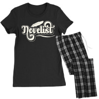 Novelist Job Author Novel Writer Women's Pajamas Set | Artistshot