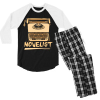 Novelist Job Novel Writer Author Men's 3/4 Sleeve Pajama Set | Artistshot