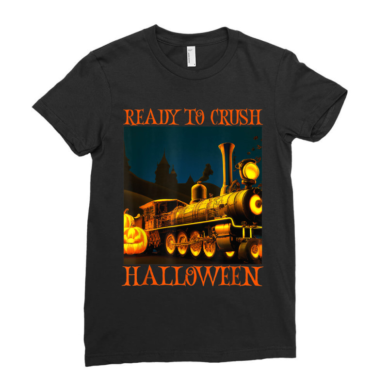 Funny Train Wagon Railroad Halloween Costume Boys Men Gift Ladies Fitted T-Shirt by FionaMciver | Artistshot