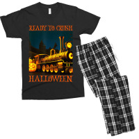 Funny Train Wagon Railroad Halloween Costume Boys Men Gift Men's T-shirt Pajama Set | Artistshot