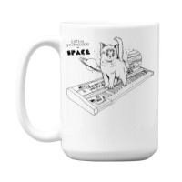 Cats On Synthesizers In Space Cat Owner 15 Oz Coffee Mug | Artistshot