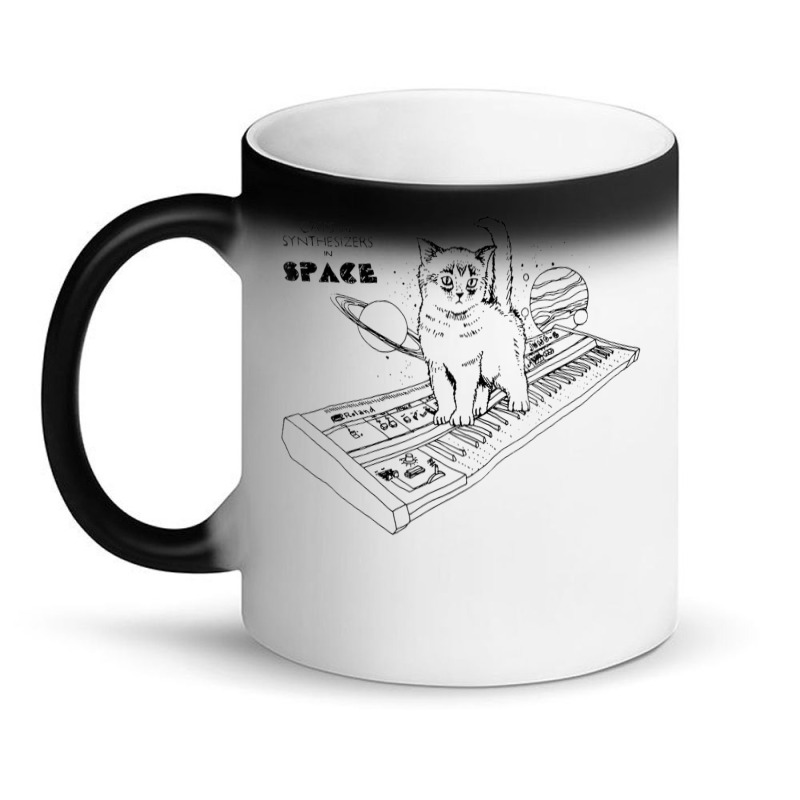 Cats On Synthesizers In Space Cat Owner Magic Mug | Artistshot