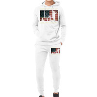 Us Military Stand For The Flag Kneel For The Cross Hoodie & Jogger Set | Artistshot