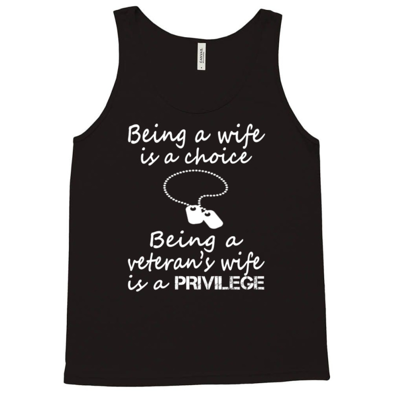 Veteran's Wife Tank Top | Artistshot