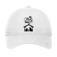 Oh Holy Night Nativity Christmas Scene 2 Adjustable Cap | Artistshot