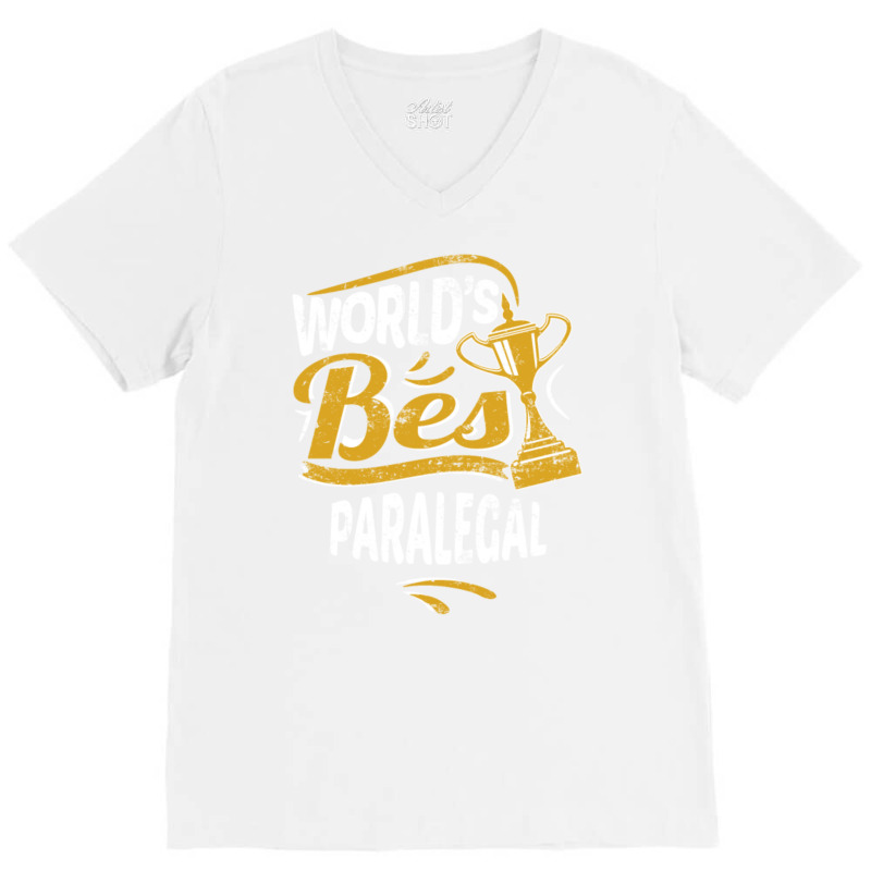 World's Best Paralegal V-neck Tee | Artistshot