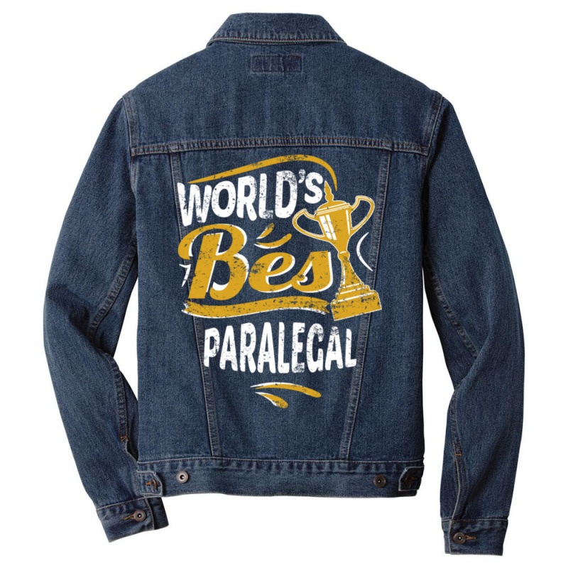 World's Best Paralegal Men Denim Jacket | Artistshot