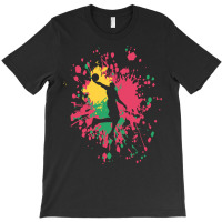 Basketball Paint Splash T  Shirt Basketball Center Dunk Color Splash T T-shirt | Artistshot