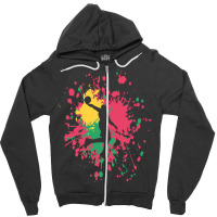 Basketball Paint Splash T  Shirt Basketball Center Dunk Color Splash T Zipper Hoodie | Artistshot