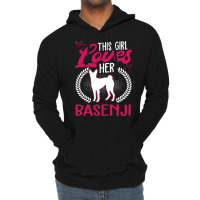 Basenji T  Shirt This Girl Loves Her Basenji T  Shirt Lightweight Hoodie | Artistshot