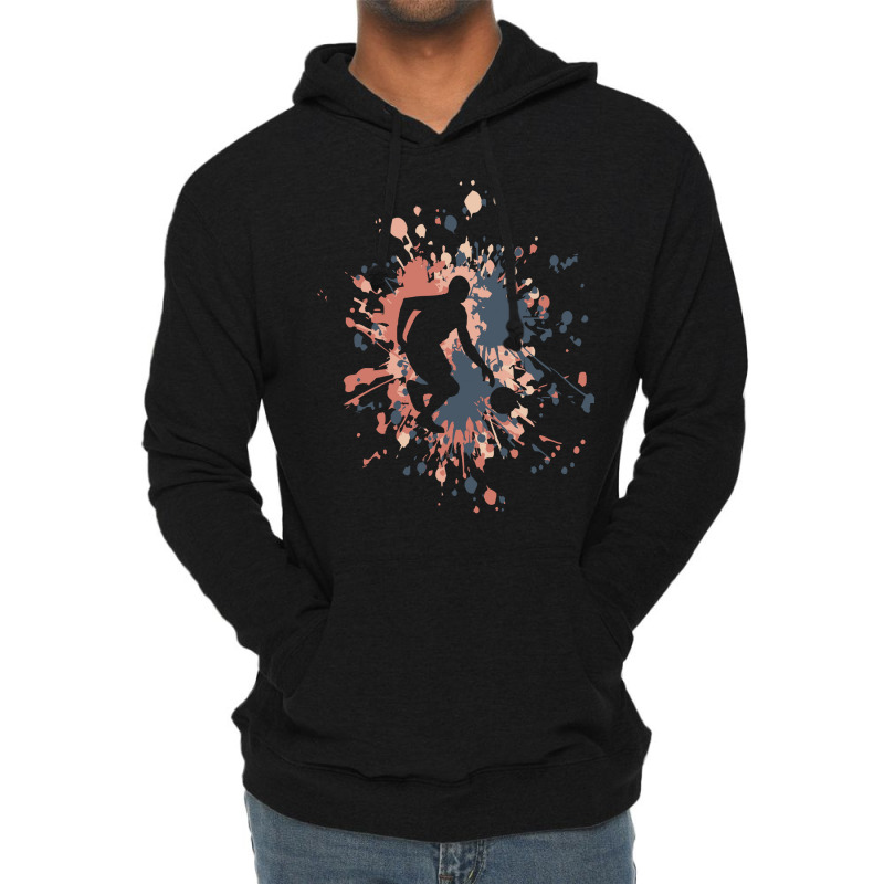 Basketball Paint Splash T  Shirt Basketball Player Color Splash T  Shi Lightweight Hoodie by pumpkinslanguid | Artistshot