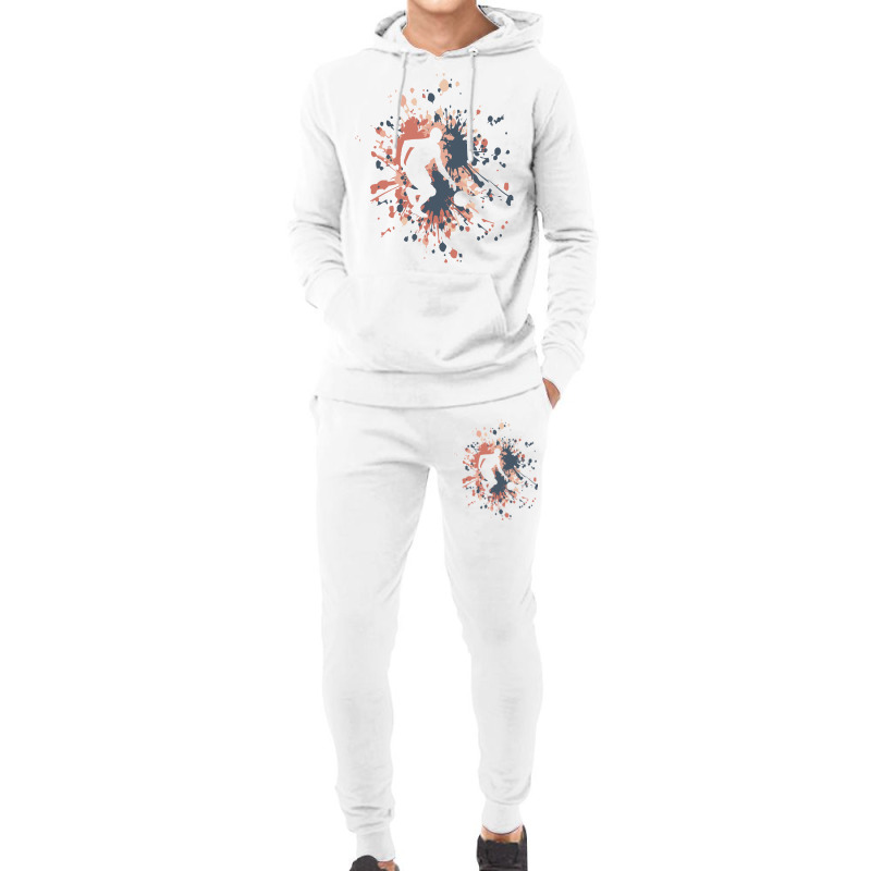 Basketball Paint Splash T  Shirt Basketball Player Color Splash T  Shi Hoodie & Jogger set by pumpkinslanguid | Artistshot