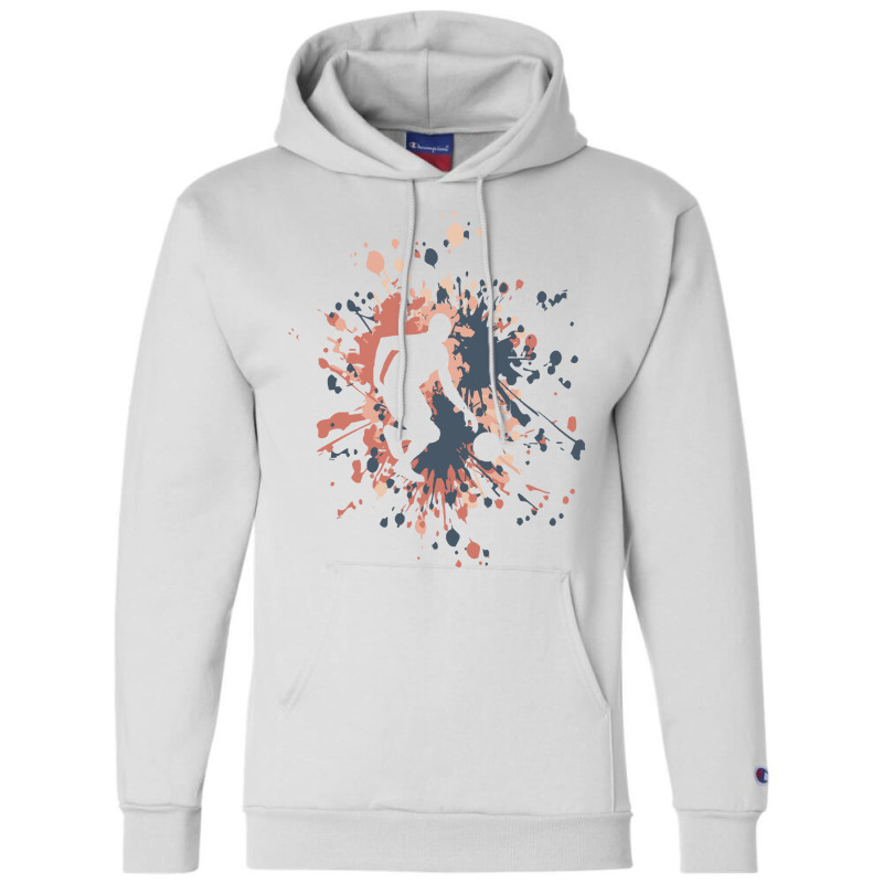 Basketball Paint Splash T  Shirt Basketball Player Color Splash T  Shi Champion Hoodie by pumpkinslanguid | Artistshot