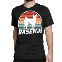 Basenji T  Shirt Basenji Retro Congo Terrier Vintage T  Shirt (8) Classic T-shirt | Artistshot