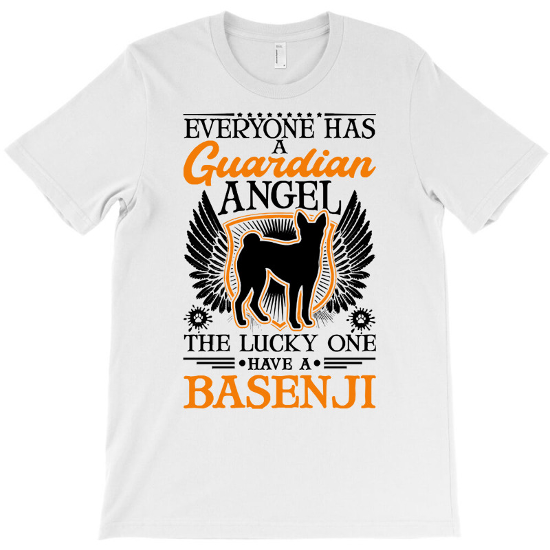 Basenji T  Shirt Basenji Moon Guardian Angel T  Shirt (4) T-Shirt by pumpkinslanguid | Artistshot