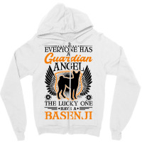 Basenji T  Shirt Basenji Moon Guardian Angel T  Shirt (4) Zipper Hoodie | Artistshot