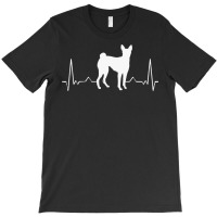 Basenji T  Shirt Basenji Heartbeat T  Shirt (1) T-shirt | Artistshot