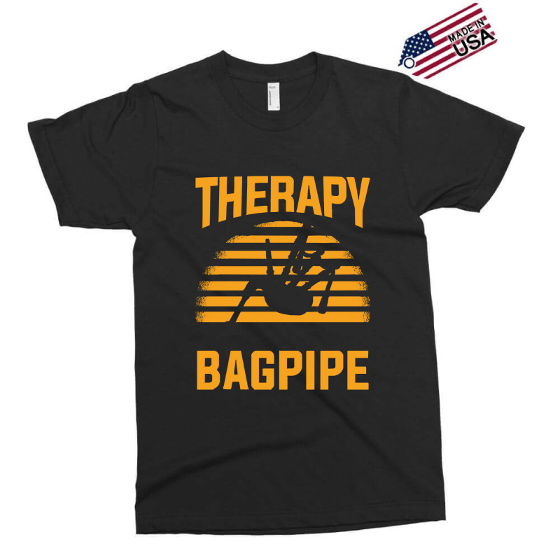 Bagpipe T  Shirt Bagpipe Therapy Bagpiper T  Shirt Exclusive T-shirt by pumpkinslanguid | Artistshot