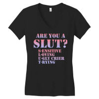 Are You A Sensitive Loving Ugly Crier Trying T Shirt Women's V-neck T-shirt | Artistshot