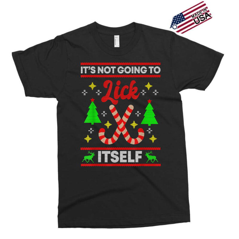 It's Not Going To Lick Itself Funny Candy Stick Christmas T Shirt Exclusive T-shirt by tzecluco | Artistshot