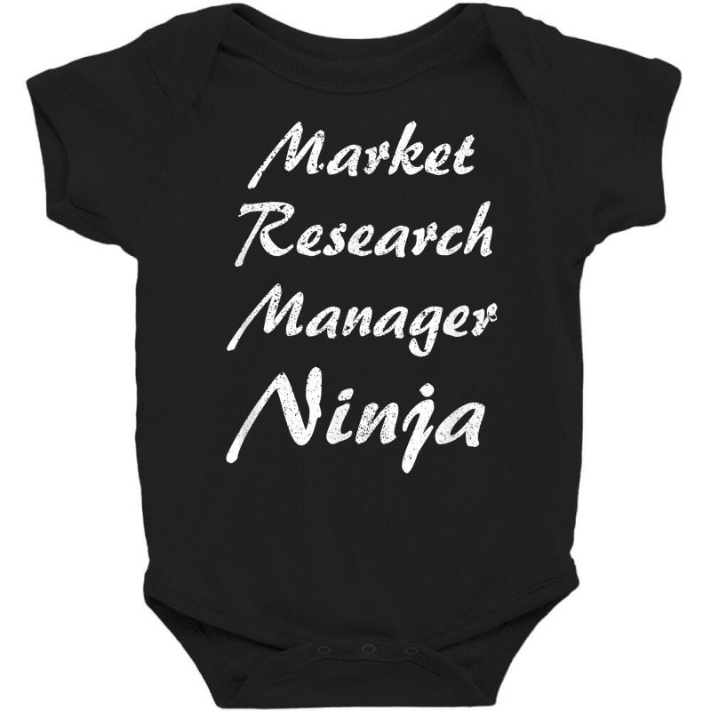 Market Research Manager Tshirt Occupation Work T Shirt Baby Bodysuit by halexvvchukle | Artistshot