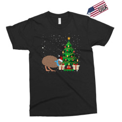 kiwi bird christmas for dark Exclusive T-shirt | Artistshot